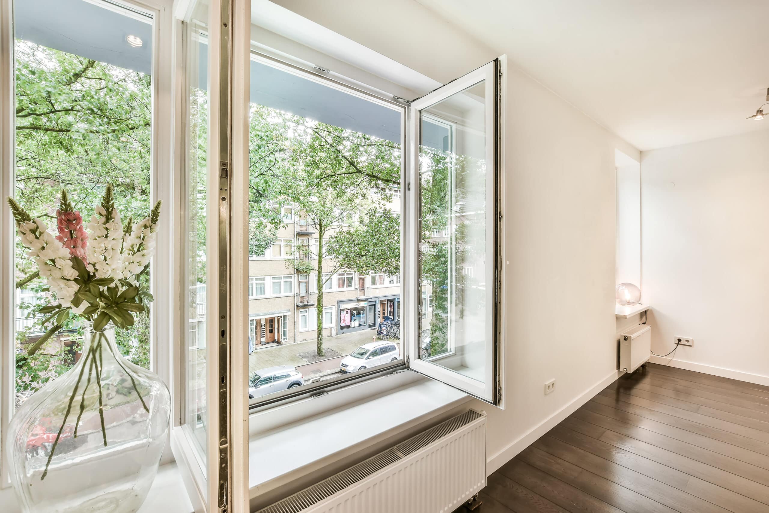 Beautiful window design in a modern house
