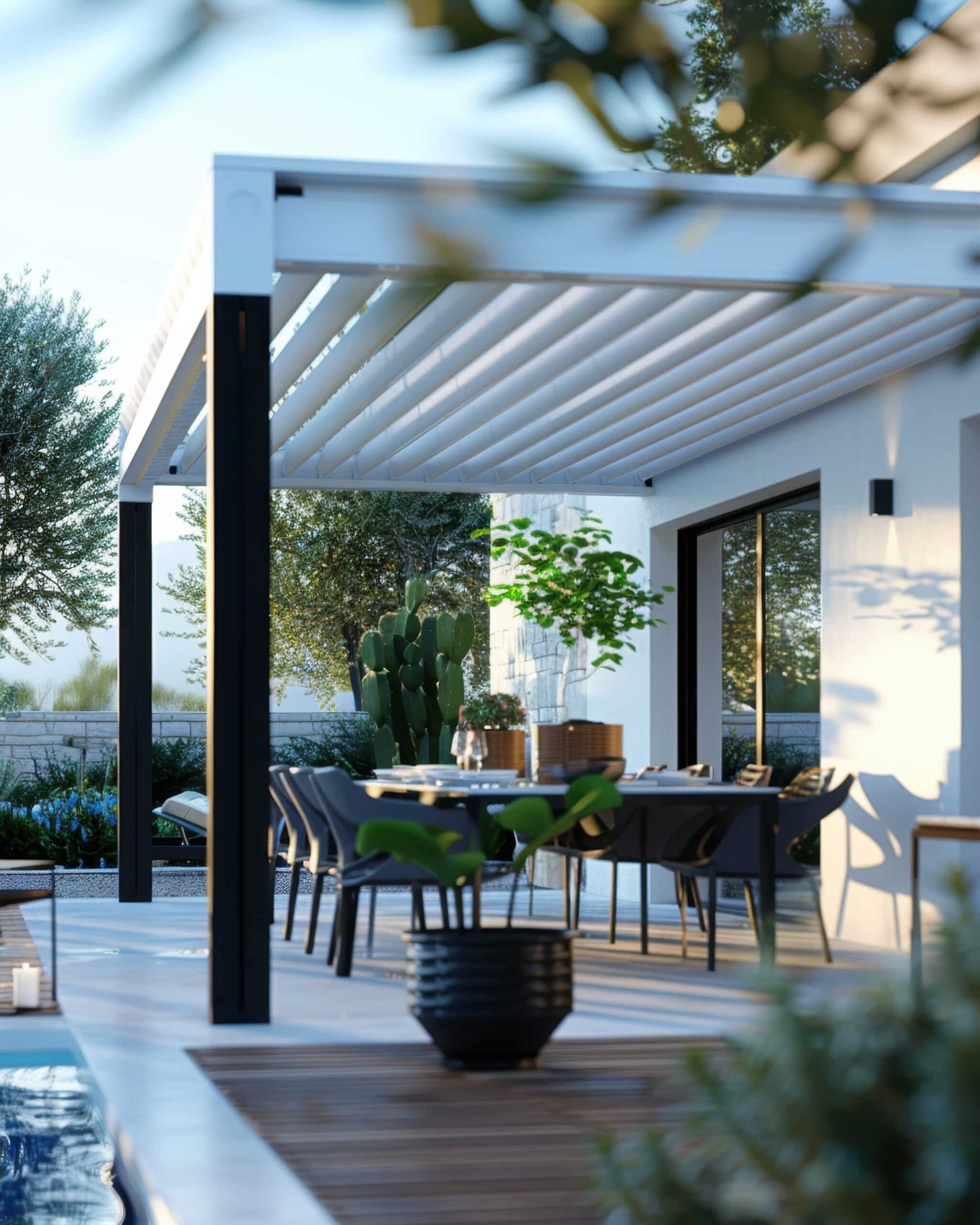 house-with-table-chairs-table-with-plant-it